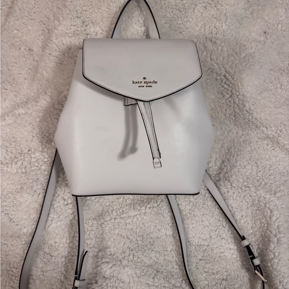 Kate Spade White Backpack